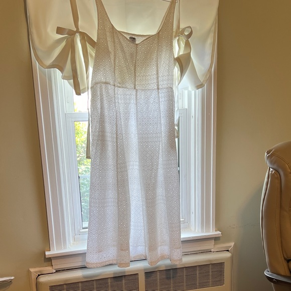Old Navy White Sleeveless Dress NWT - Picture 1 of 4